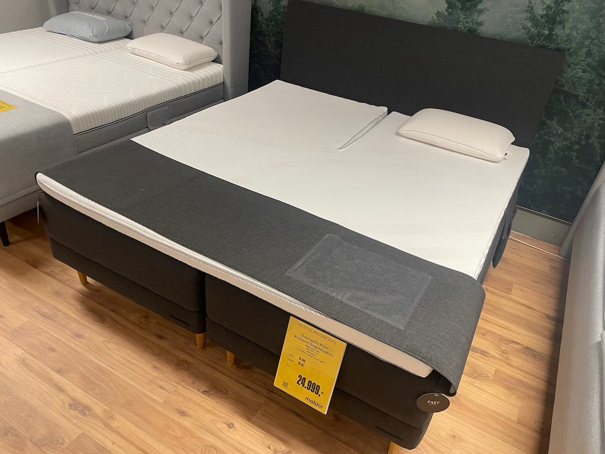 Dunlopillo Pure Komplet boxelevation - Udstillingsmodel