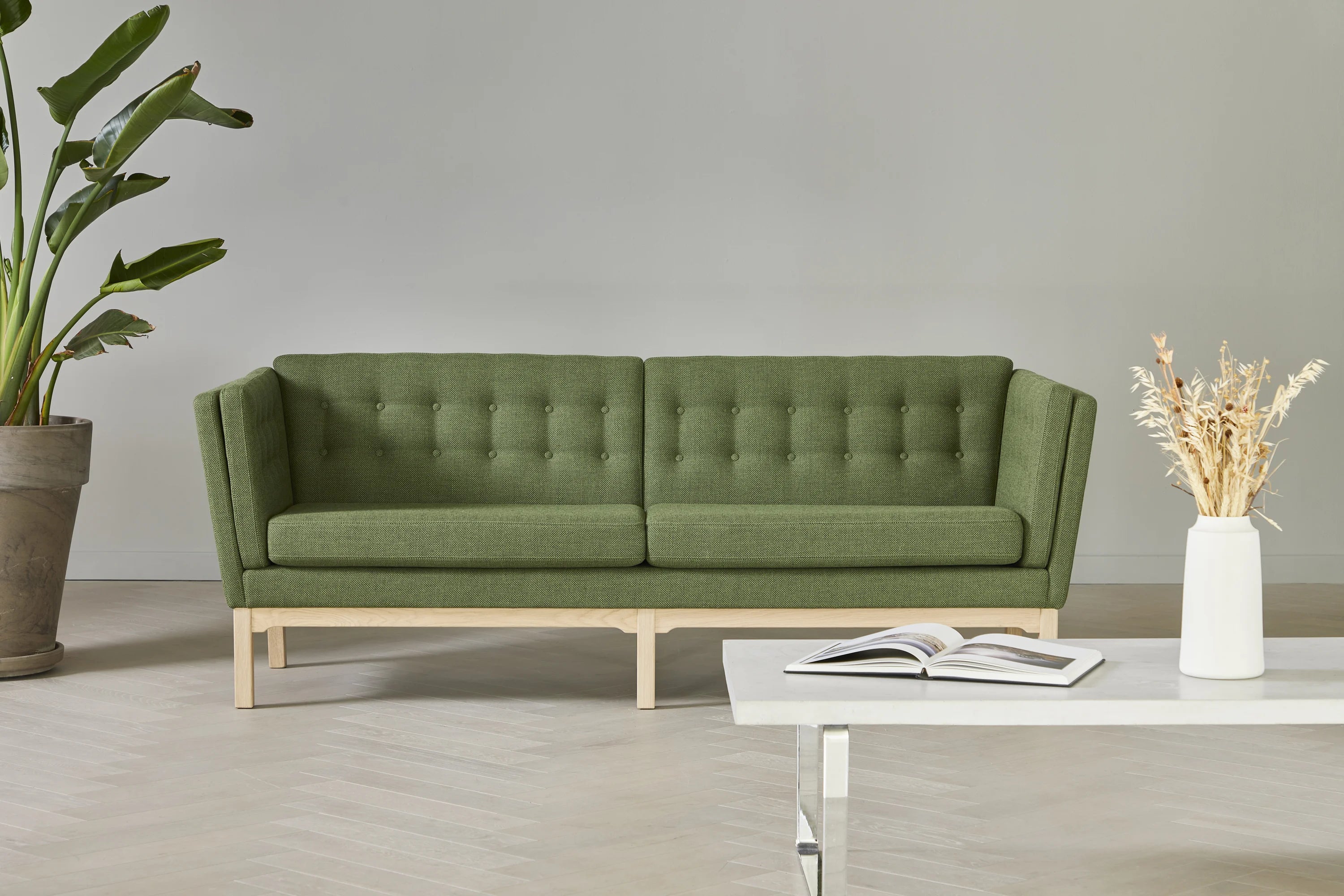 Nielaus AH 70 3 pers. sofa – Focus Royal grøn – billede 1