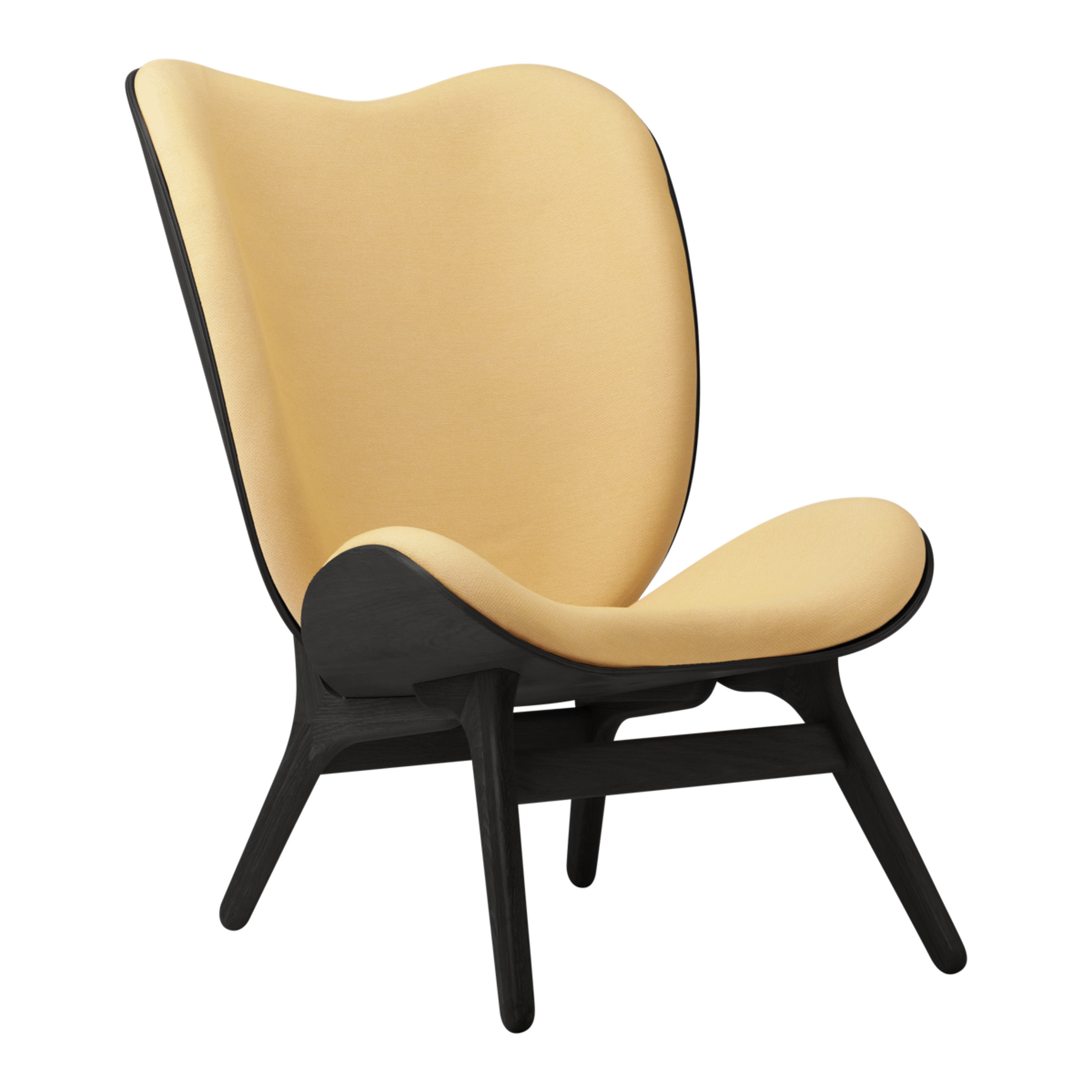 Umage A Conversation Piece loungestol, høj - Black Oak / Summer Shine