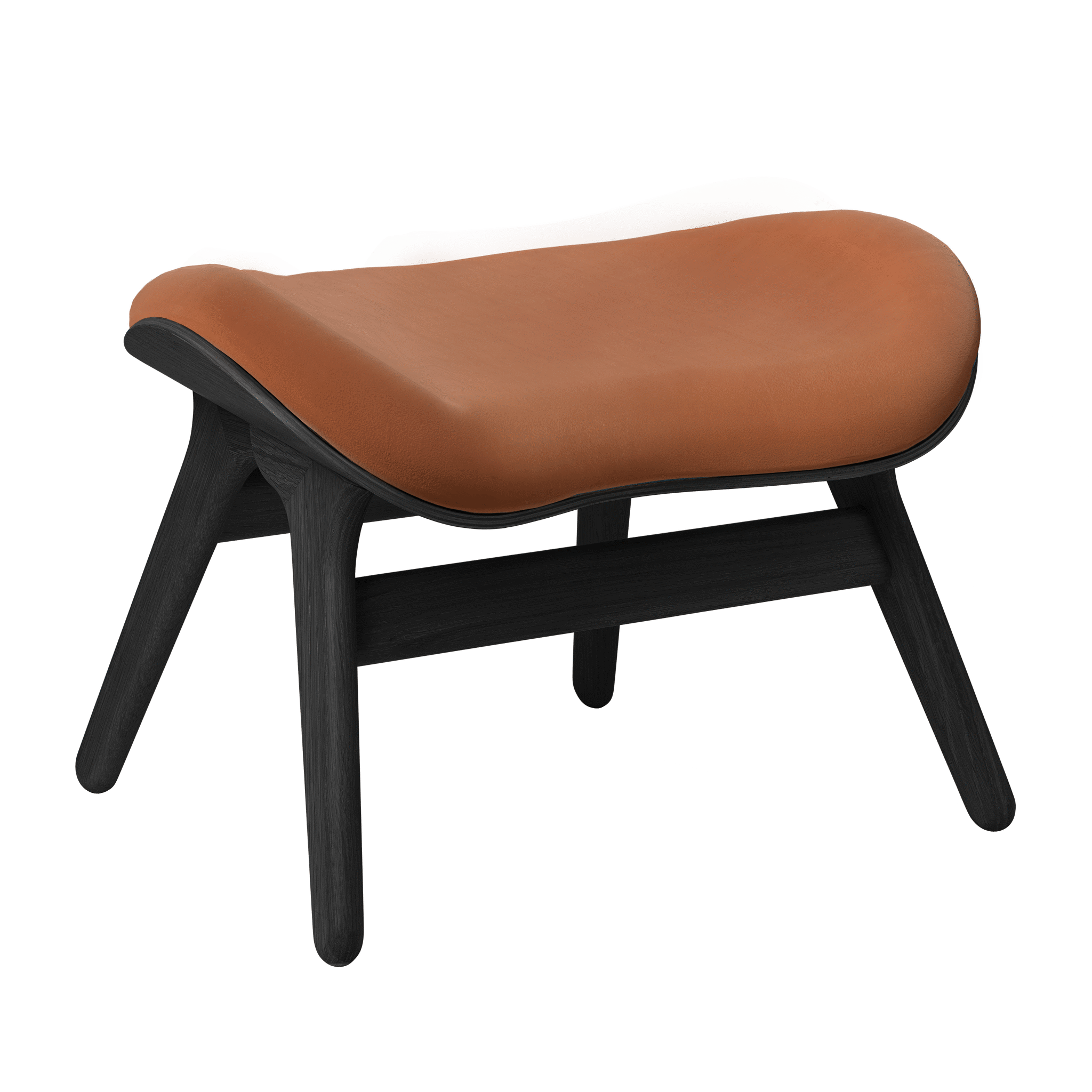 Umage A Conversation Piece ottoman - Black Oak / Dunes Rust