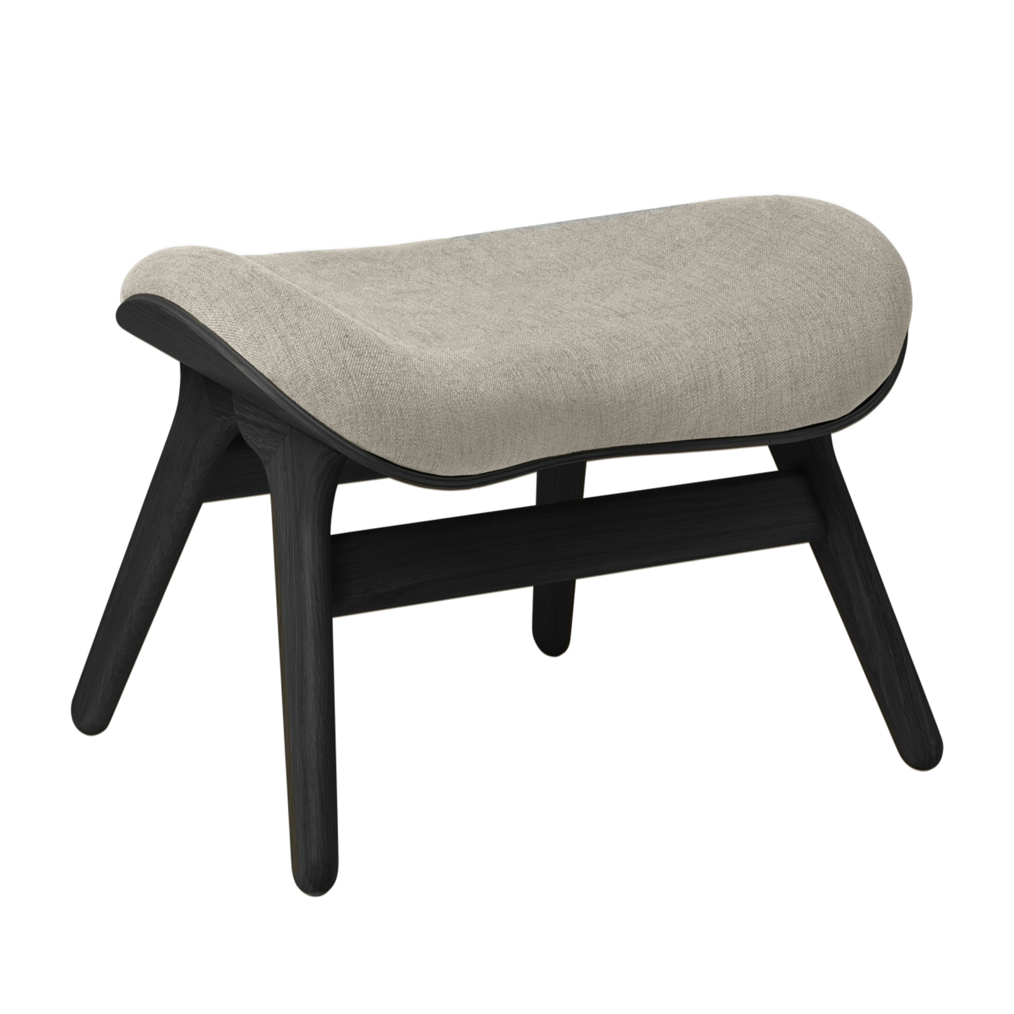 Umage A Conversation Piece ottoman - Black Oak / White Sands
