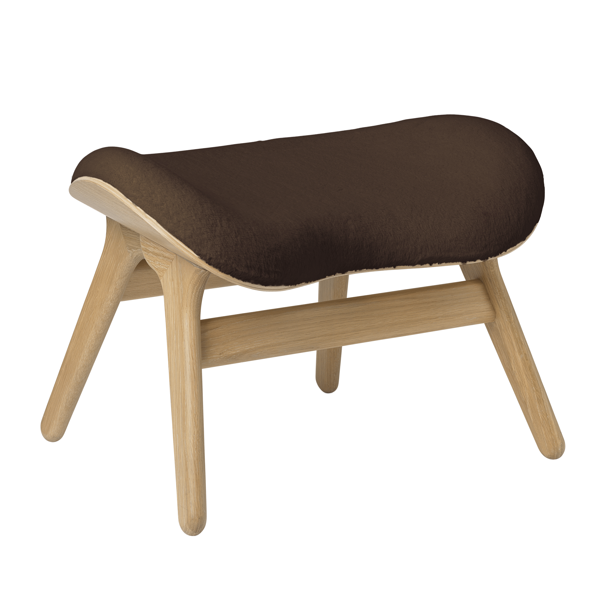 Umage A Conversation Piece ottoman - Oak / Teddy Brown
