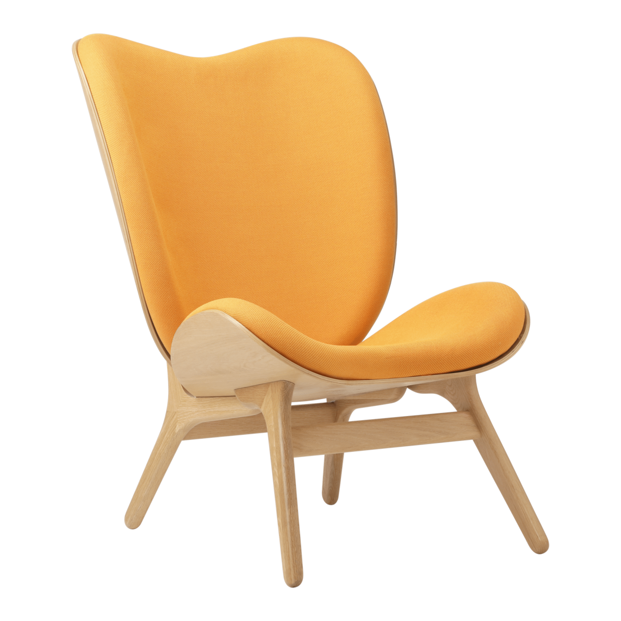 Umage A Conversation Piece loungestol, høj - Oak / Tangerine