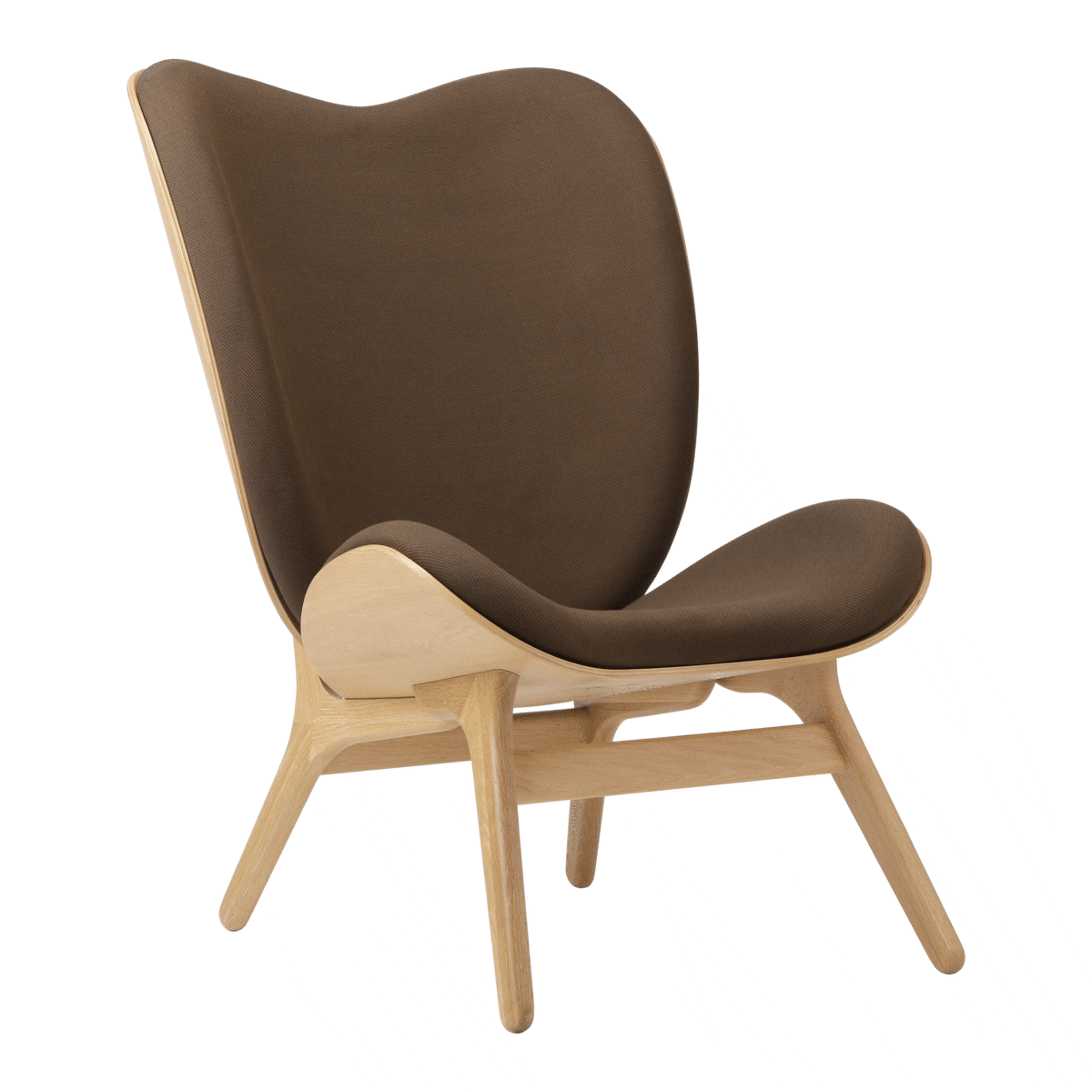 Umage A Conversation Piece loungestol, høj - Oak / Mocca