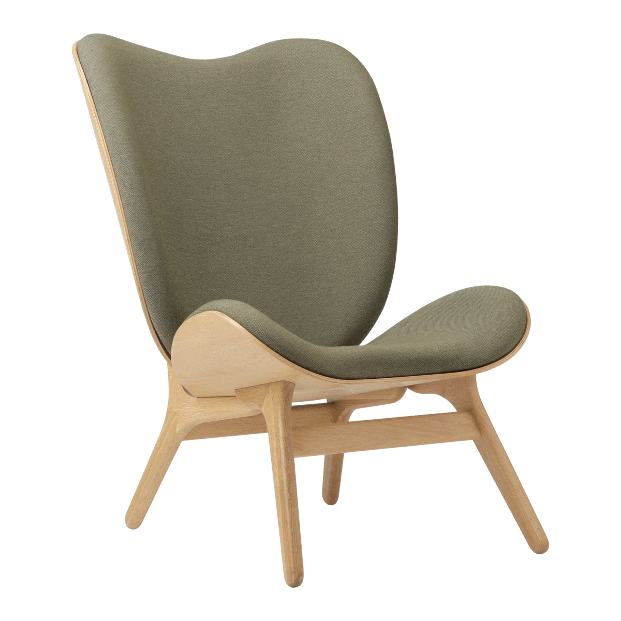Umage A Conversation Piece loungestol, høj - Oak / Morning Meadows