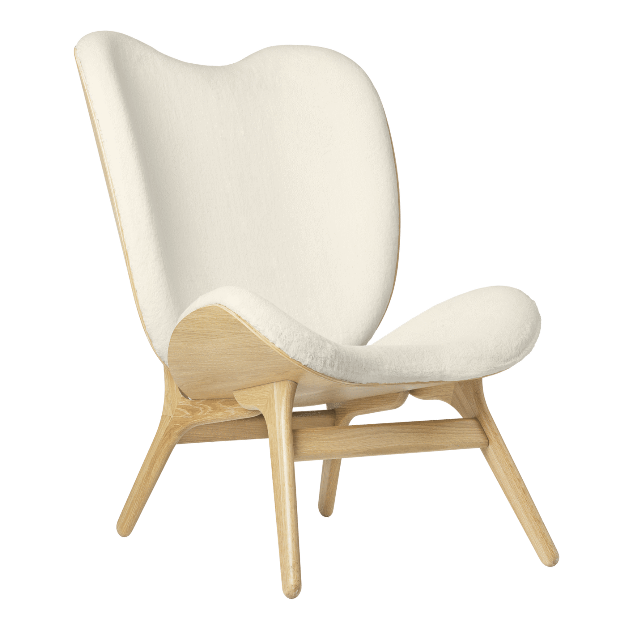 Umage A Conversation Piece loungestol, høj - Oak / Teddy White