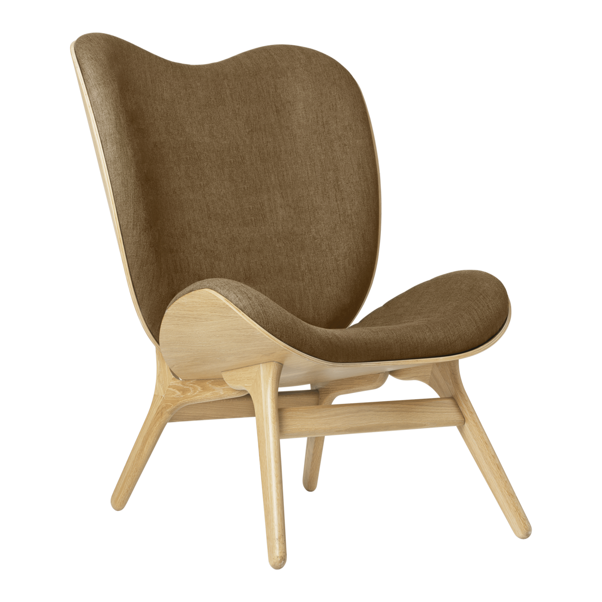 Umage A Conversation Piece loungestol, høj - Oak / Sugar Brown