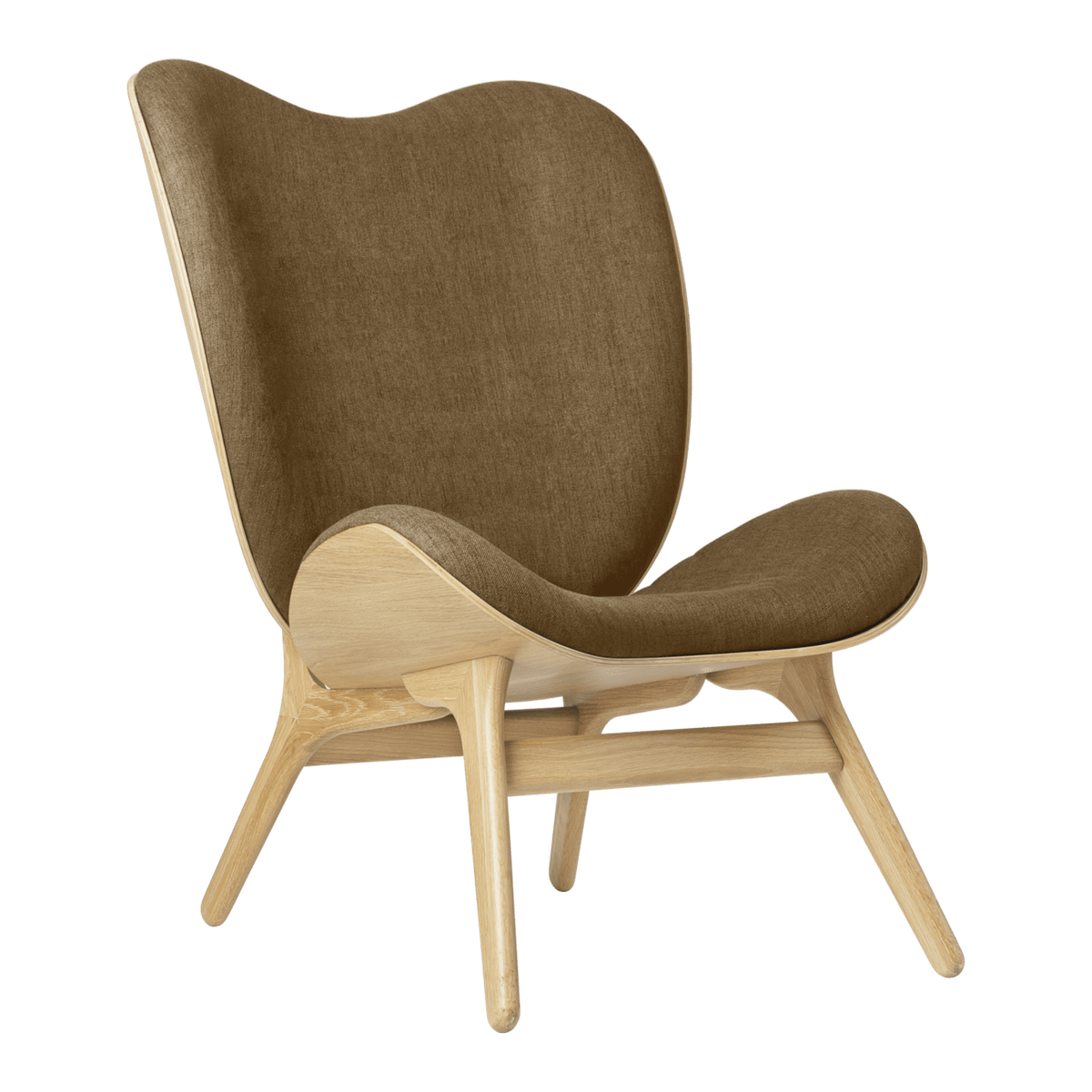 Umage A Conversation Piece loungestol, høj - Oak / Sugar Brown