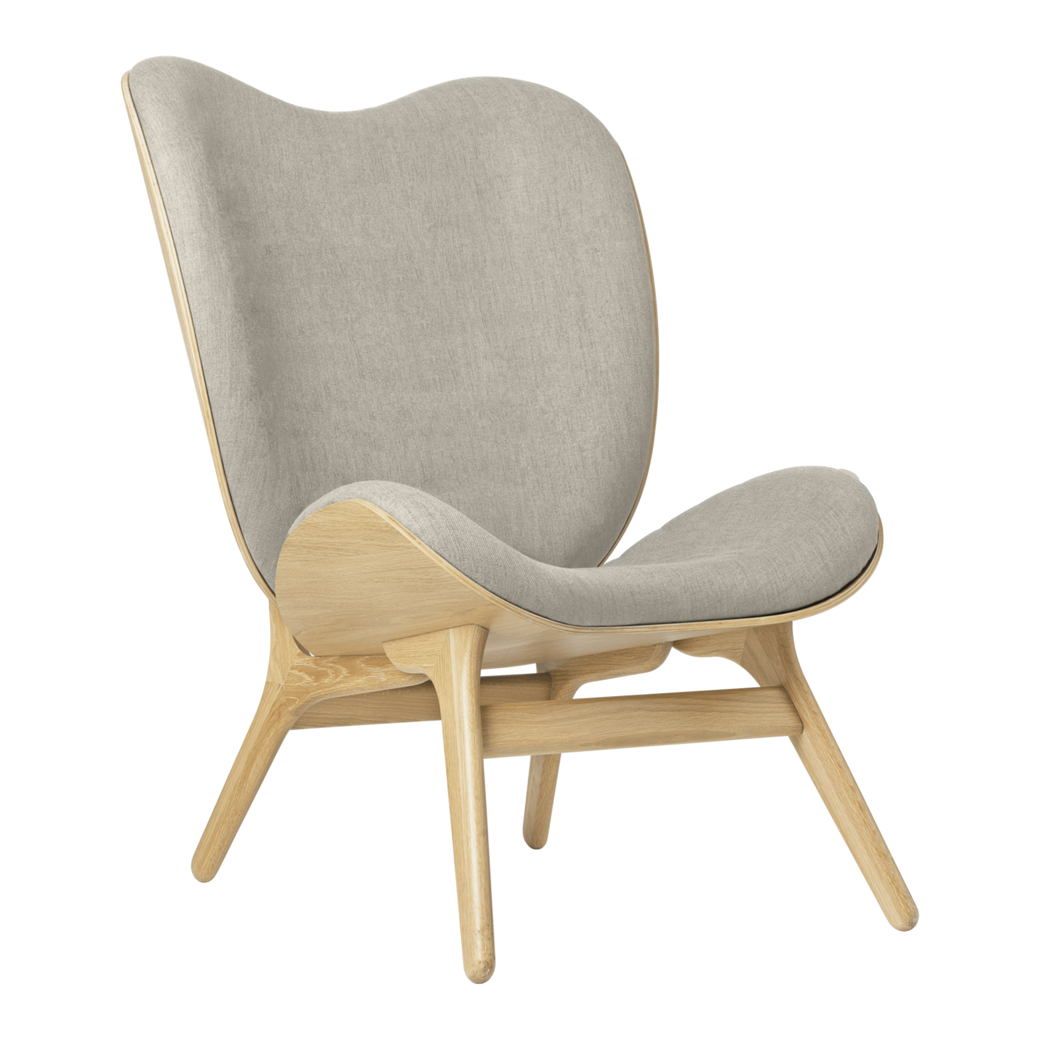 Umage A Conversation Piece loungestol, høj - Oak / White Sands