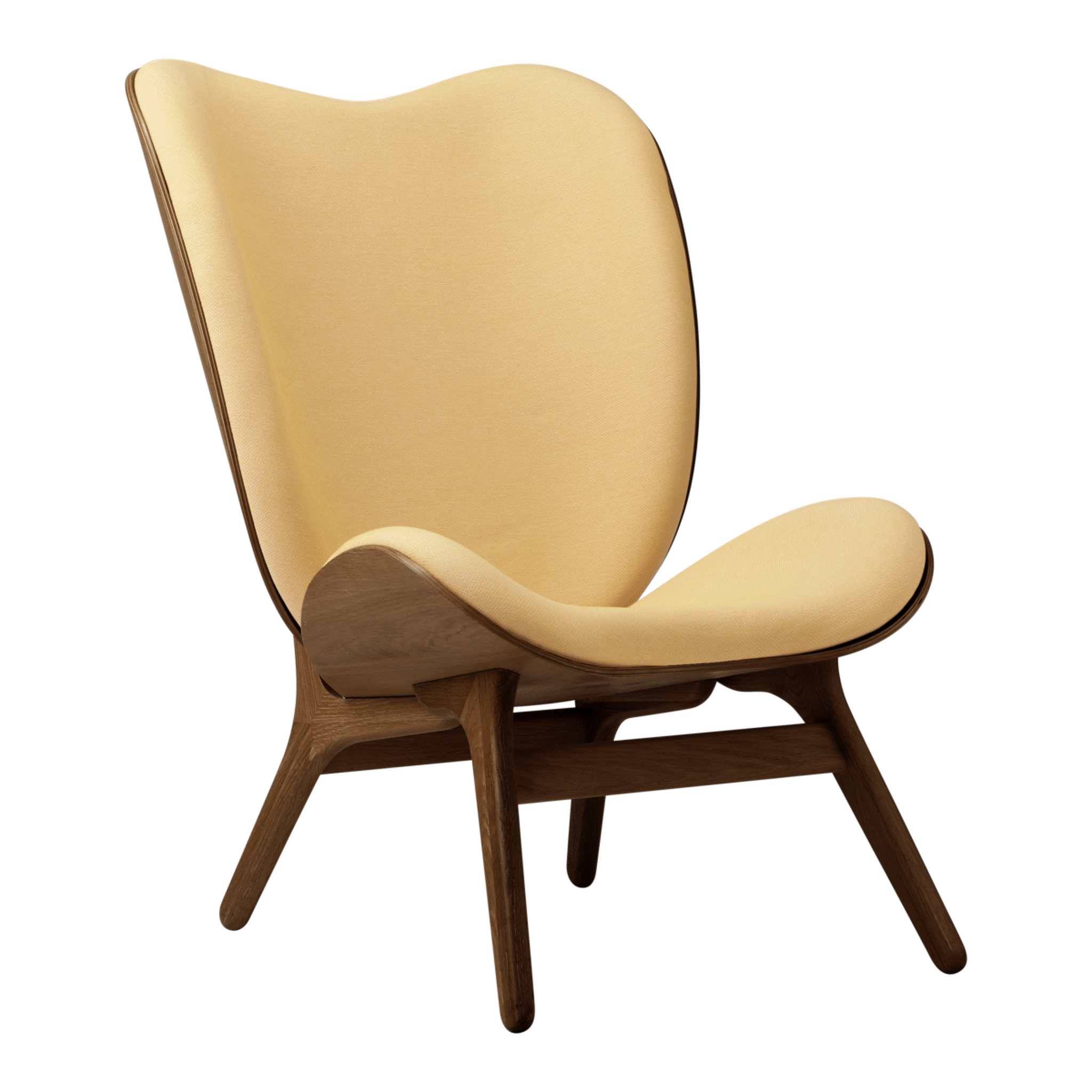 Umage A Conversation Piece loungestol, høj - Dark Oak / Summer Shine