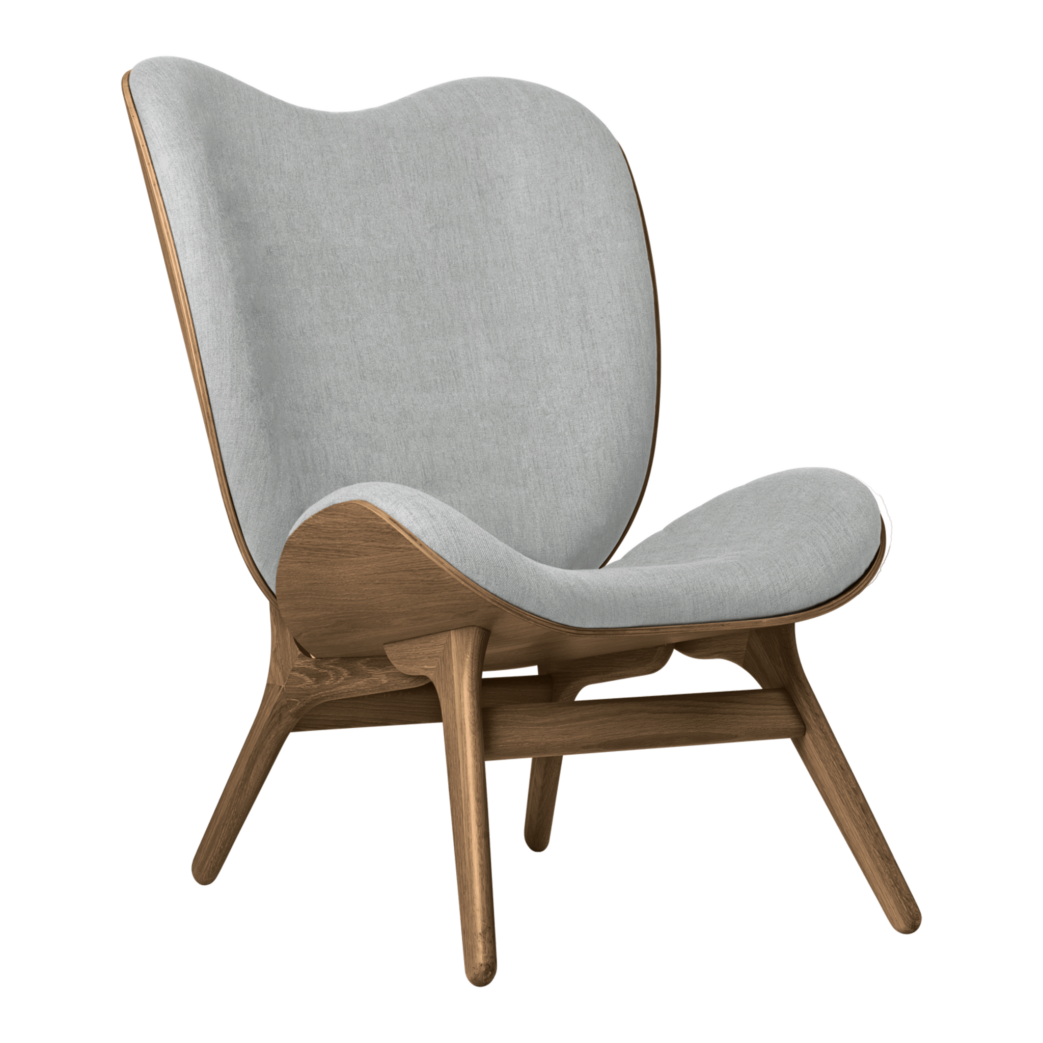 Umage A Conversation Piece loungestol, høj - Dark Oak / Sterling