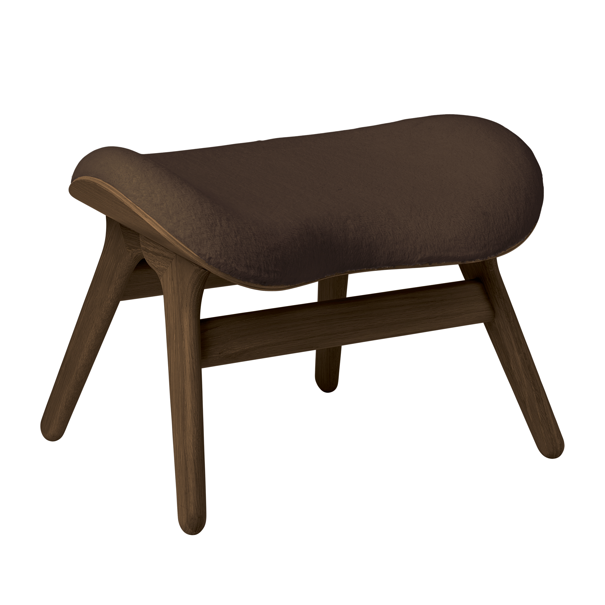Umage A Conversation Piece ottoman - Dark Oak / Teddy Brown