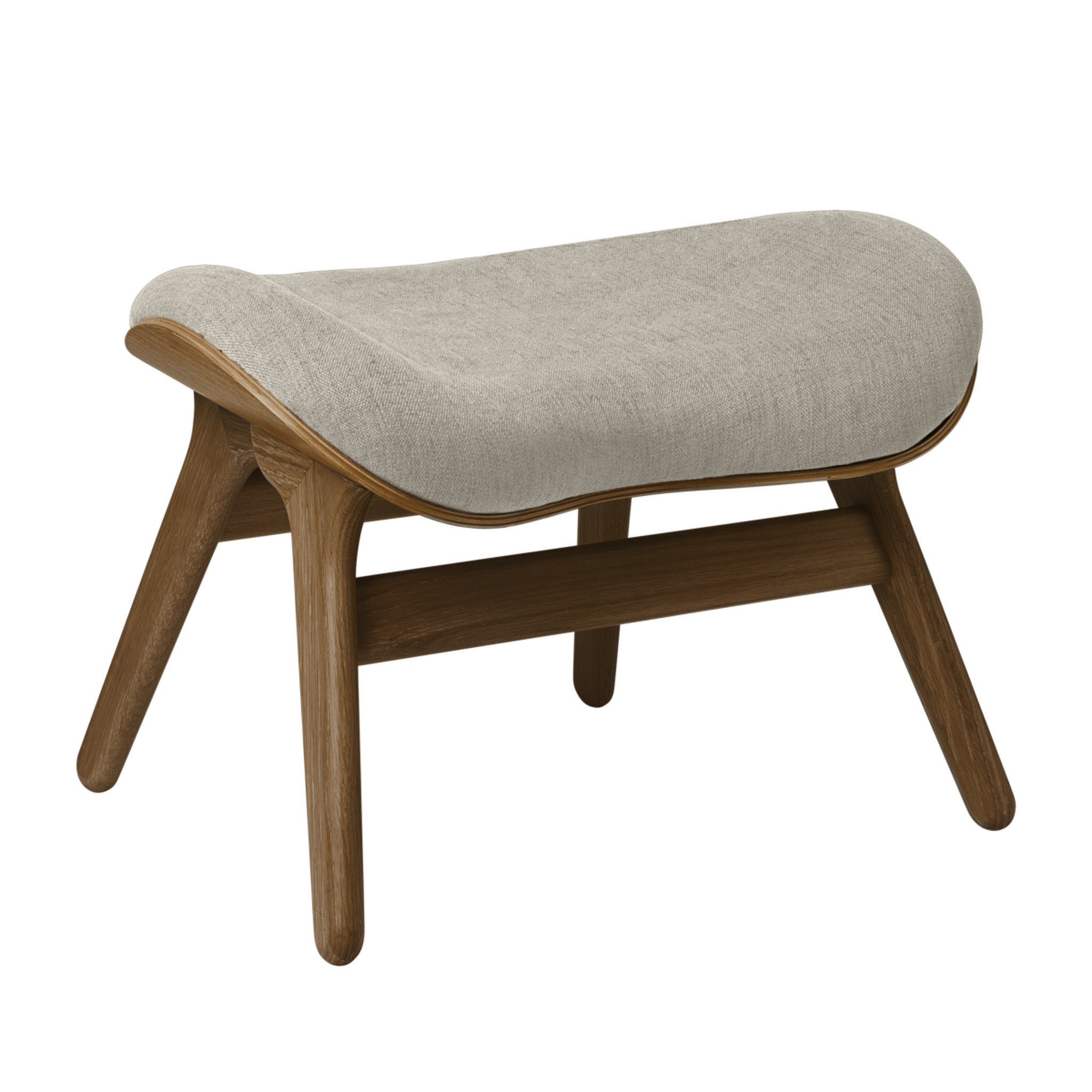 Umage A Conversation Piece ottoman - Dark Oak / White Sands