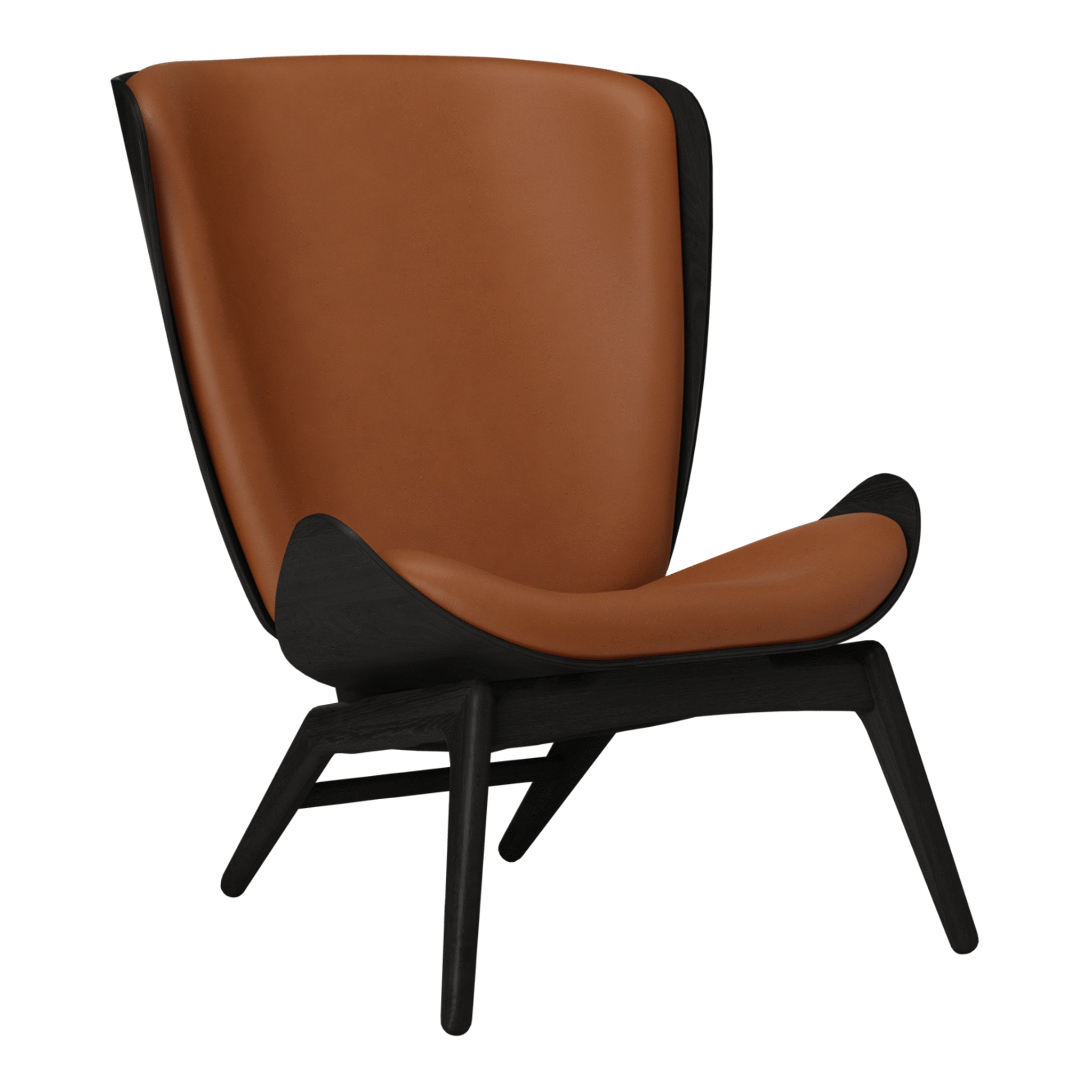 Umage The Reader lænestol - Black Oak / Cognac