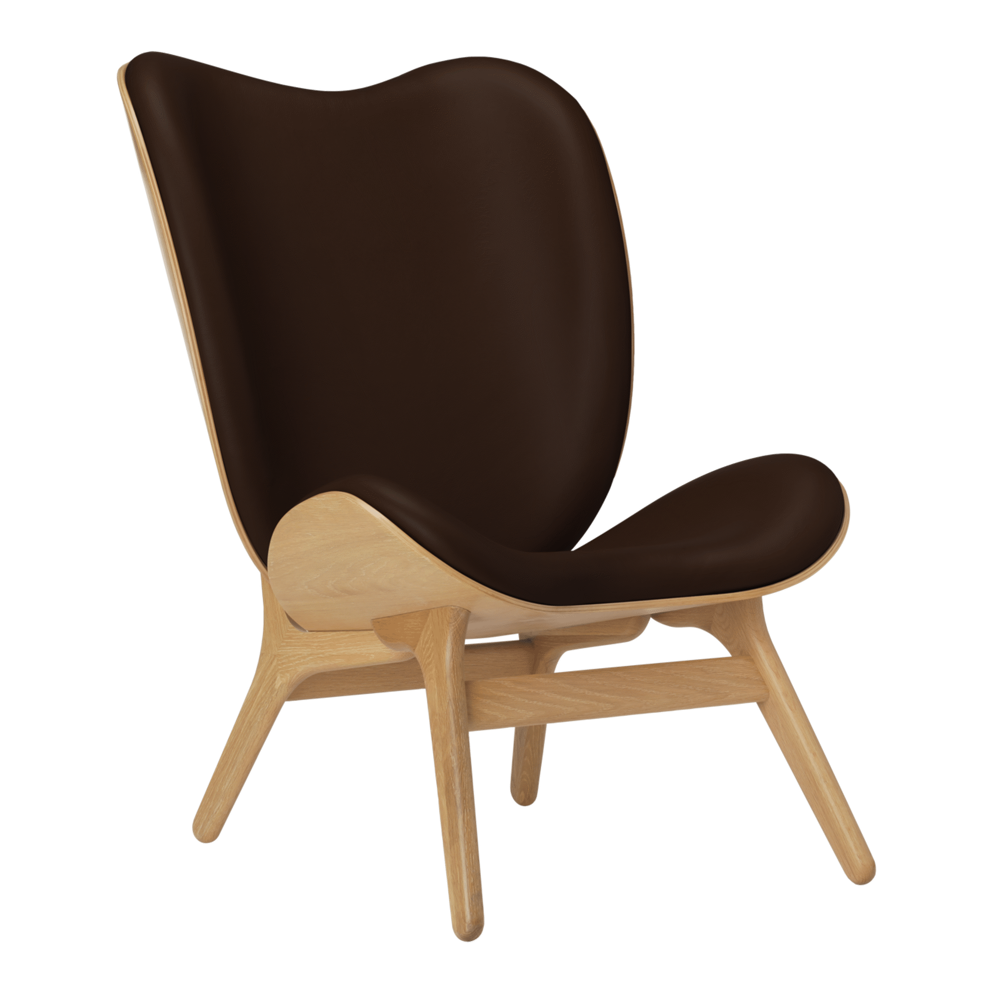 Umage A Conversation Piece loungestol, høj - Oak / Brown