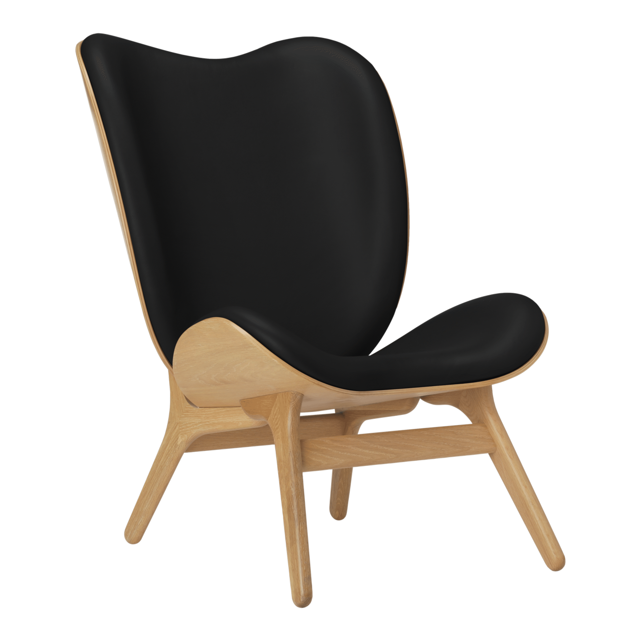 Umage A Conversation Piece loungestol, høj - Oak / Black