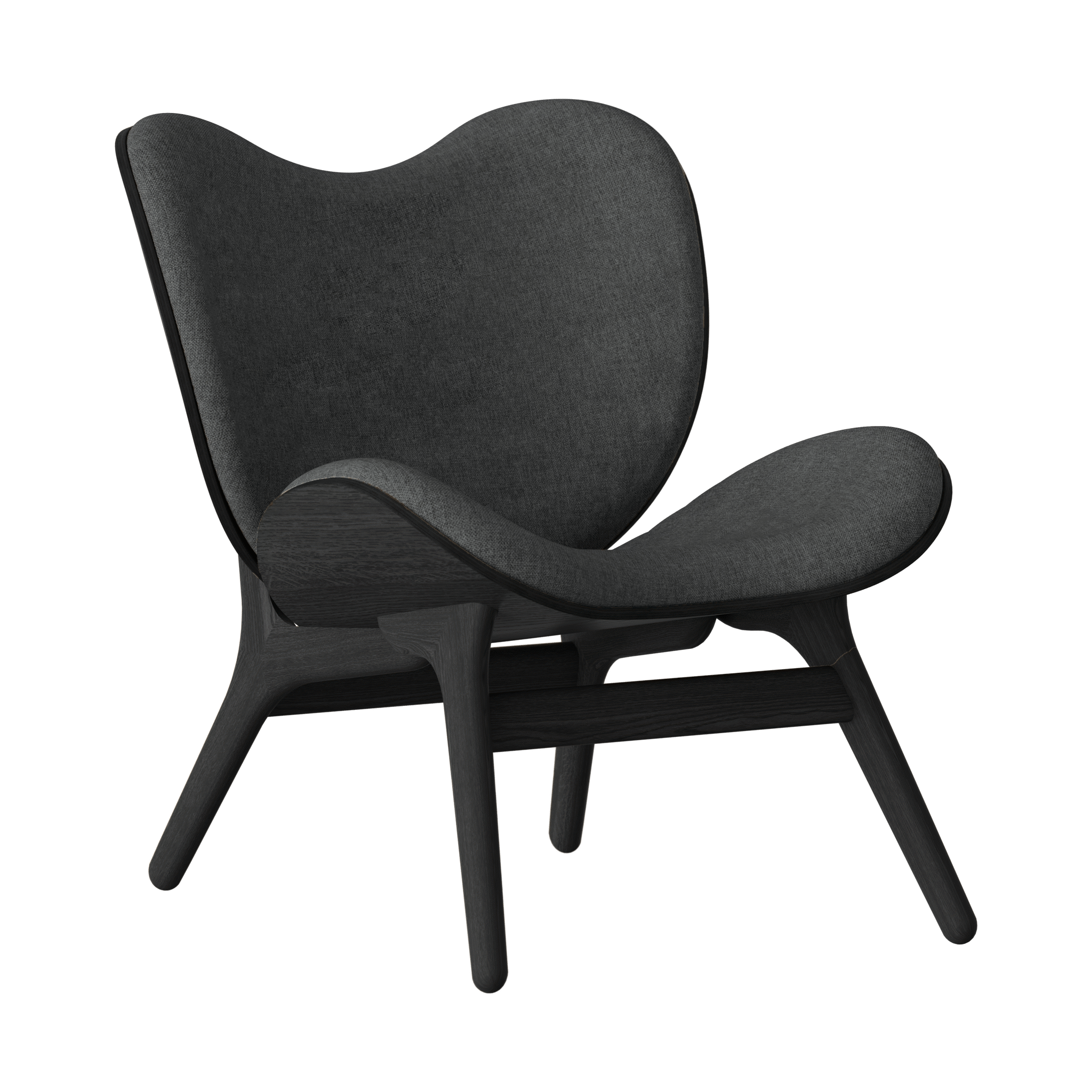 Umage A Conversation Piece loungestol, lav - Black Oak / Shadow