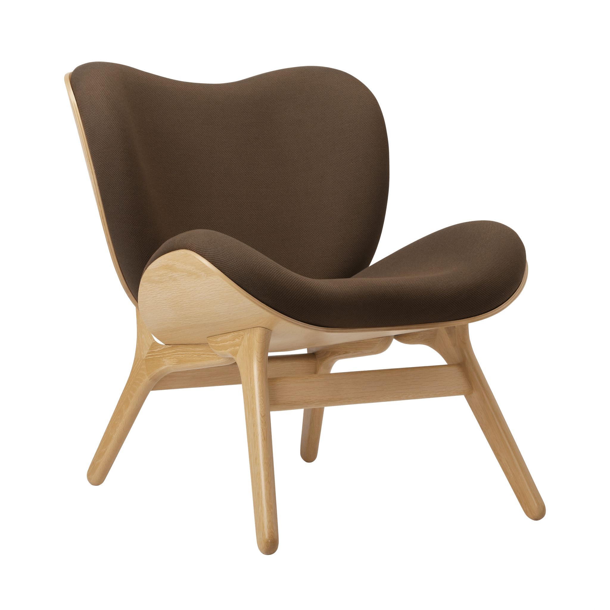 Umage A Conversation Piece loungestol, lav - Oak / Mocca