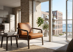 BD Select lænestol – cognac læder – billede 2