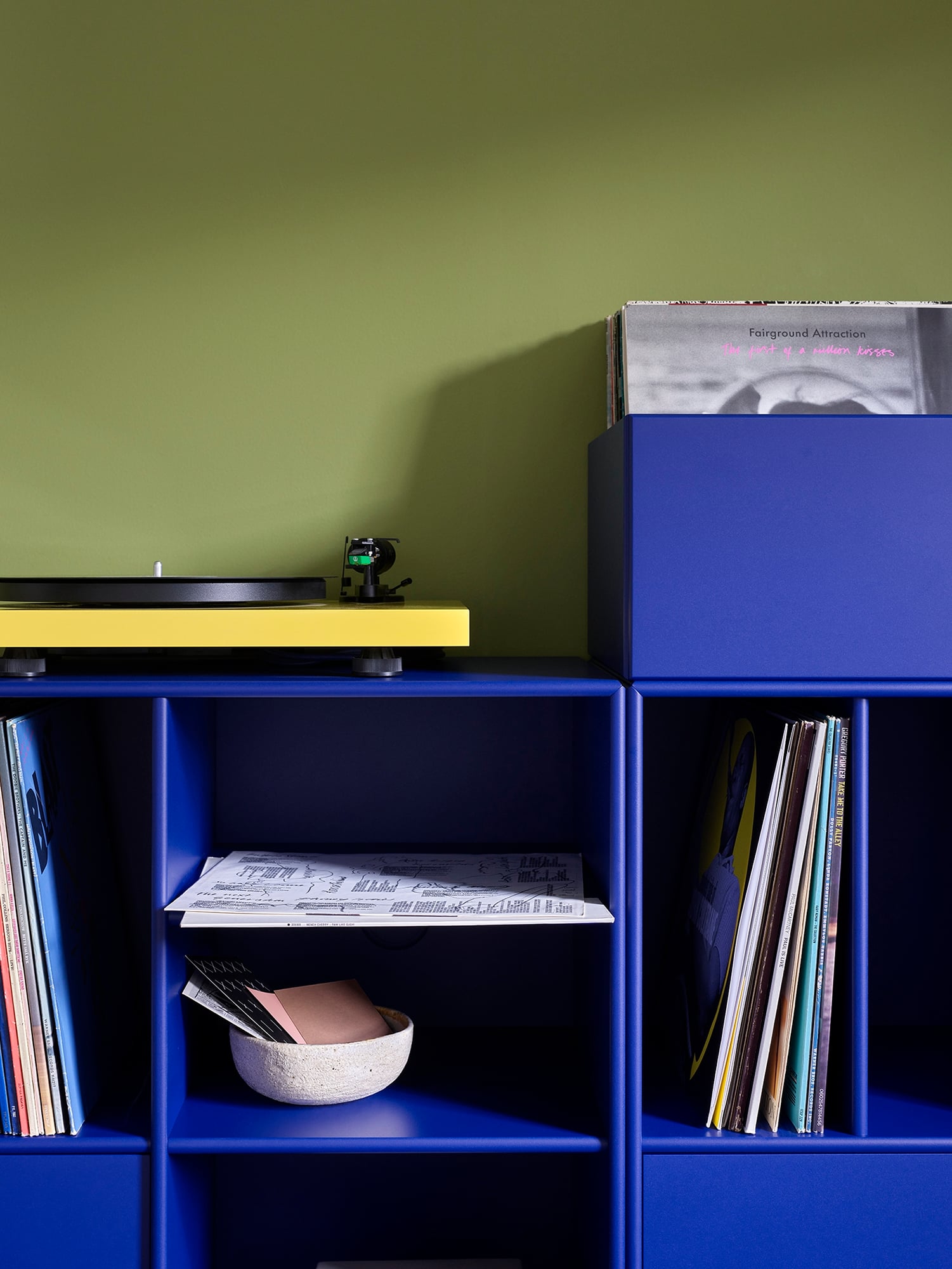 Montana SPIN III reol til vinyler – miljøbillede
