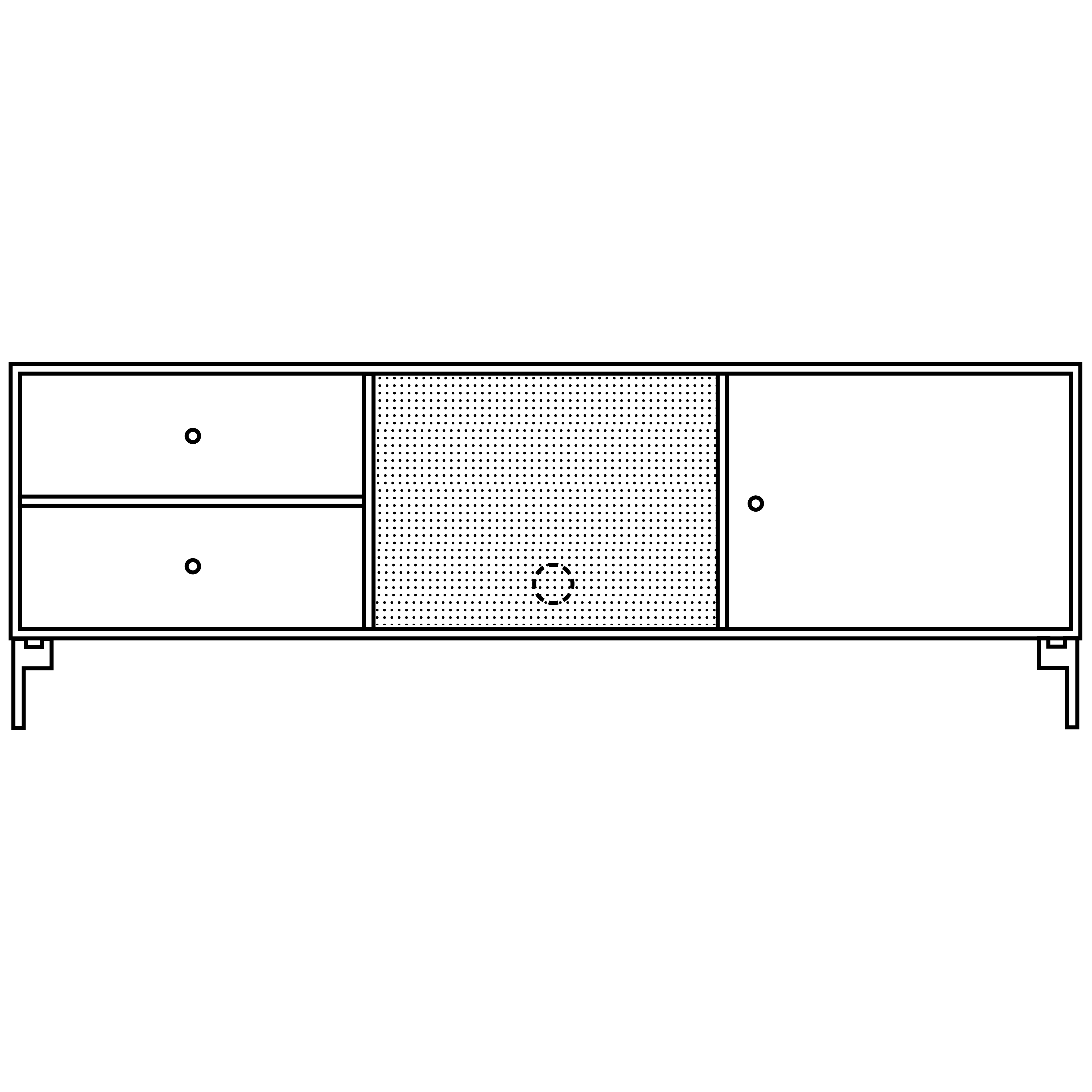 Montana OCTAVE VI TV-bord – måltegning